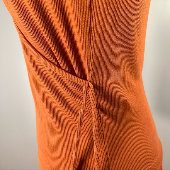 Dark Orange wrap top - L - Picture 6 of 9